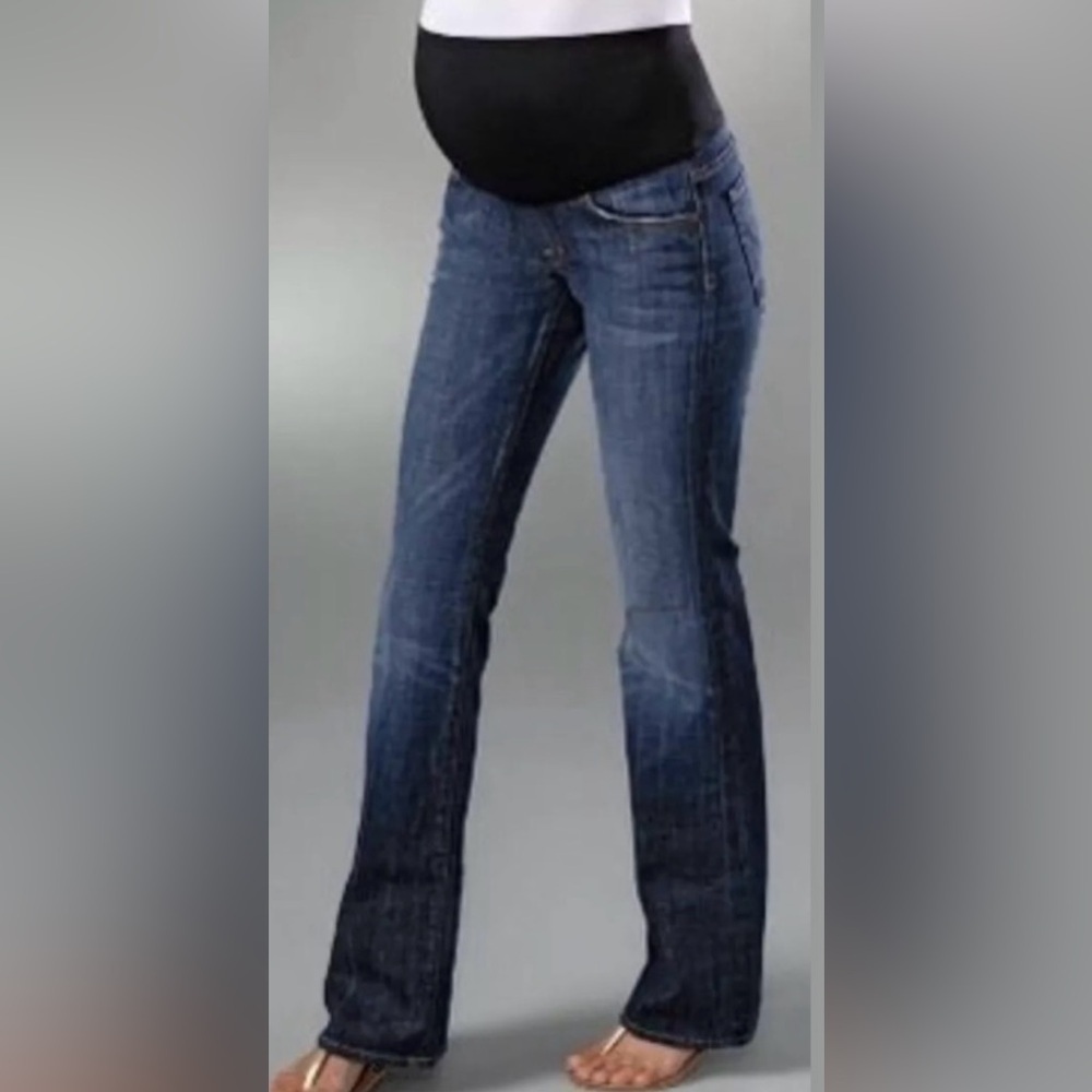 Citizens of Humanity size 32 x 27 Short Maternity Boot Cut Jeans